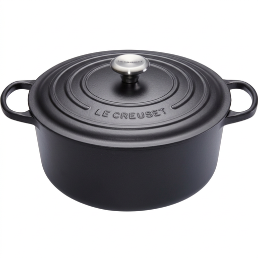 Le Creuset Signature 铸铁烤盘 26 cm 黑色