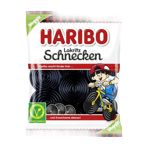 Haribo Lakritz Schnecken Liquorice Wheels 175g