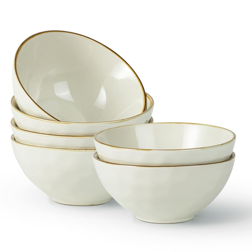 Richmount 6-Piece Round Bowl Set in White
