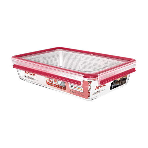 Tefal Masterseal Fresh Rectangular Food Storage Container, 3L