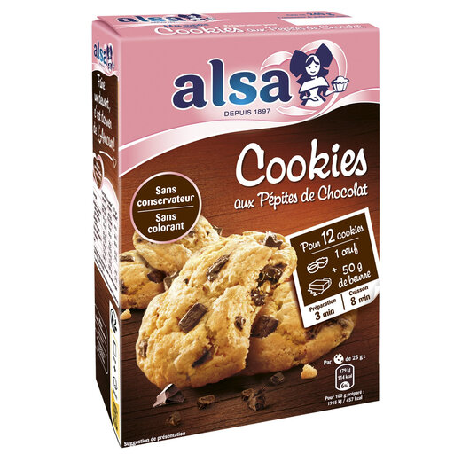 ALSA Chocolate Chip Cookie Mix 240g