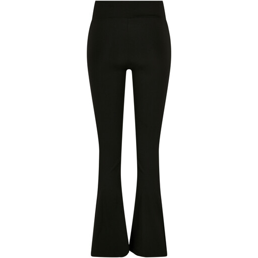 Urban Classics Ladies Recycled High Waist Flared Leggings black
