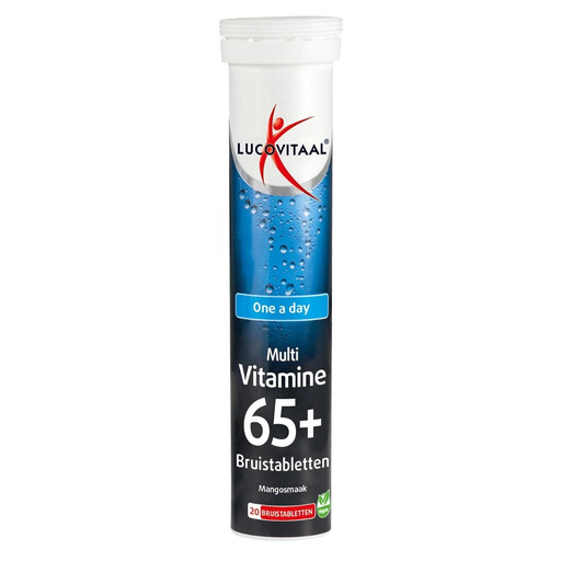 Lucovitaal Multi 65+ Mango Flavor 20 Effervescent Tablets