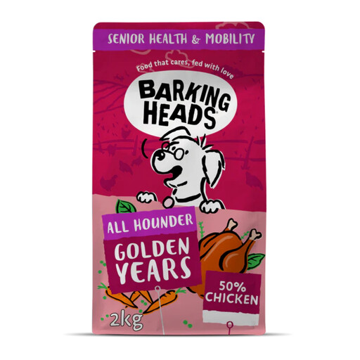 Barking Heads All Hounder Golden Years Chick 2kg