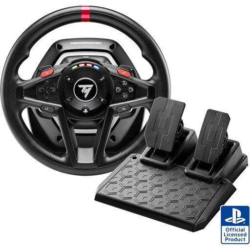 Thrustmaster T128 Force Feedback Racing Wheel & Pedal Set - PS5, PS4, PC