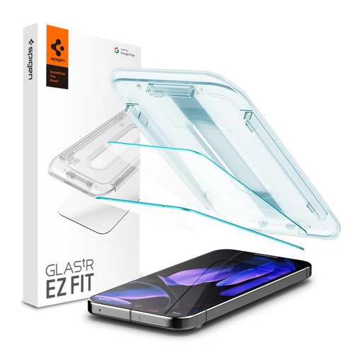 Spigen Glas.tR EZ Fit Tempered Glass with Applicator for Google Pixel 9 / 9 Pro (2 pcs.)