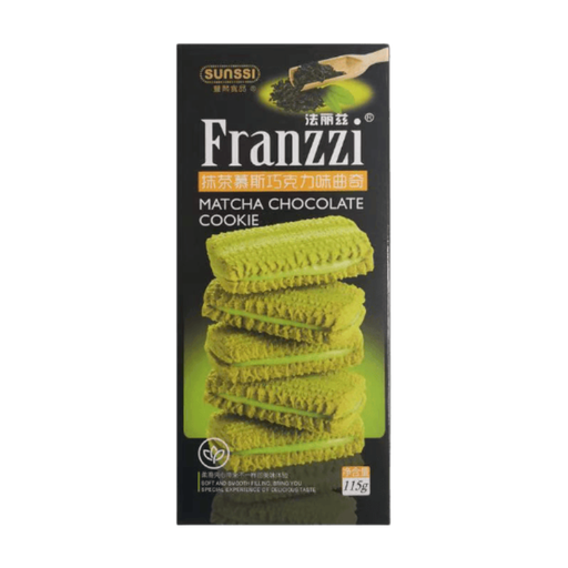 FLZ Matcha Mousse Chocolate Flavour Cookies 115G