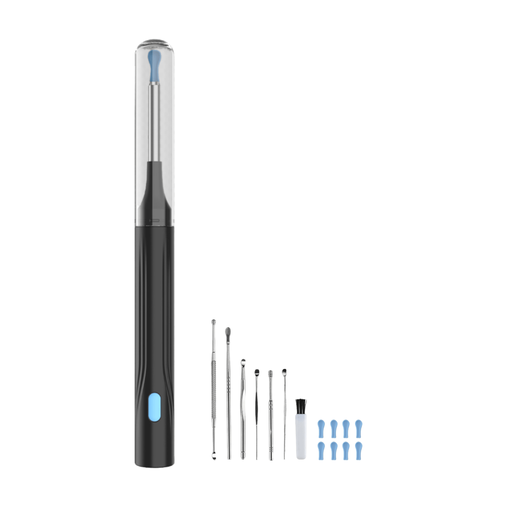 Outil d'extraction de cérumen Sunluxy avec caméra 10MP, H1, Noir