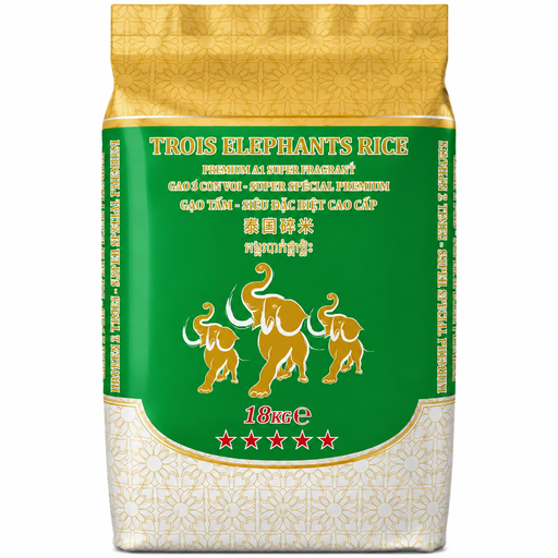 Brisure de Riz Golden Elephants Smoked Broken Rice, 18kg