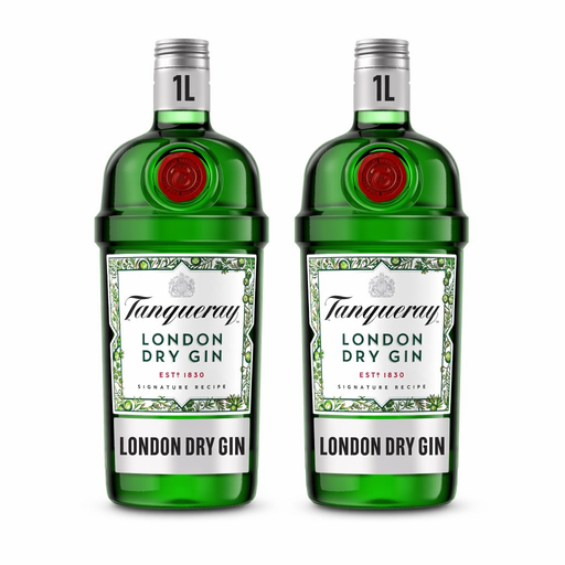 Pack of 2 Tanqueray London Dry Gin Vol. 1L