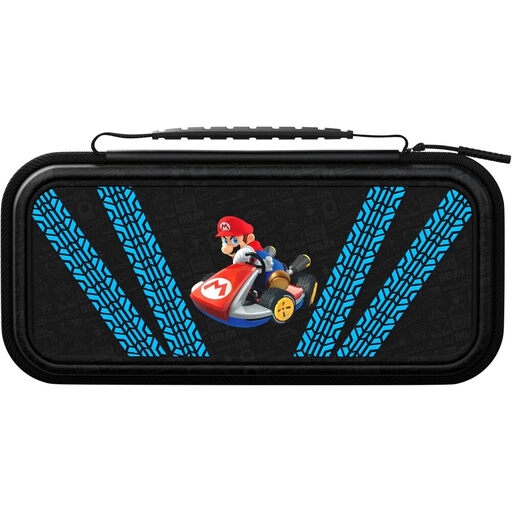 PDP Hard Shell Travel Case Plus for Nintendo Switch - Super Mario Kart Drift Glow Design