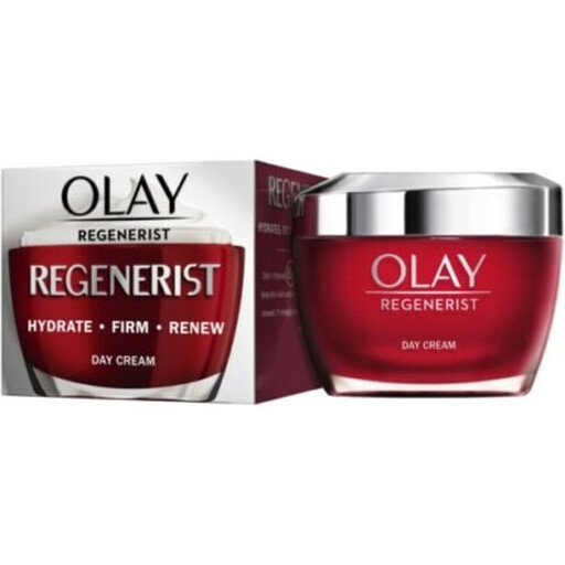 OLAY Regenerist Day Face Cream Moisturiser, Anti-Ageing Niacinamide and Peptides 50ml