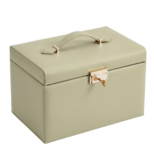 Ochama 3-Layer Jewellery Storage Case, Lockable Organiser