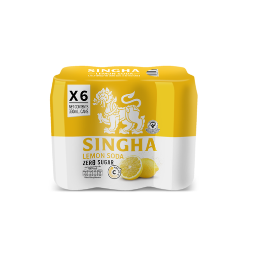 SINGHA 胜狮原味柠檬苏打水 330ml x 6 瓶