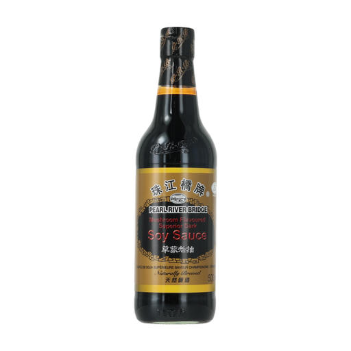 Pearl River Bridge Mushroom Flavoured Superior Dark Soy Sauce 500ml