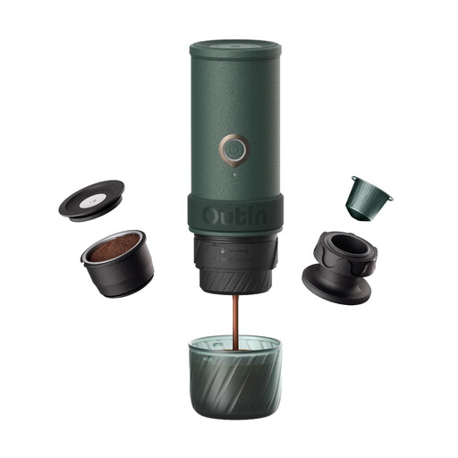 OutIn Mino - Canyon Green - Portable Electric Espresso Machine