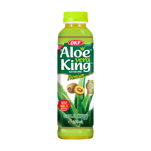 OKF Aloe Vera Juice, Kiwi Flavor, 500ml