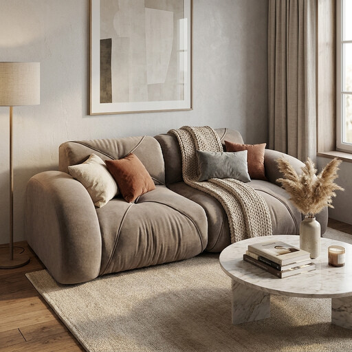 URBAN MEUBLE Frameless Modular Two-Seater Sofa