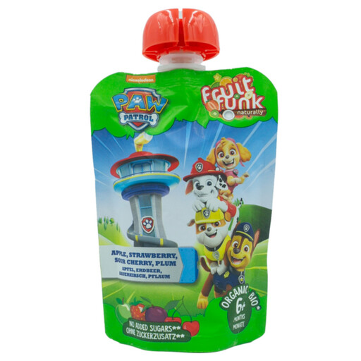fruit funk naturally Paw Patrol Squeezable Organic Fruit Puree