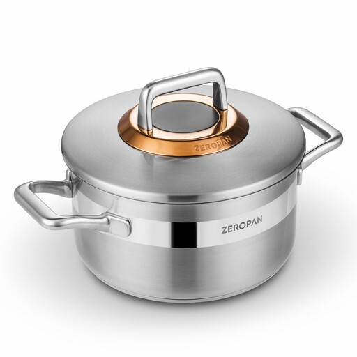 Zeropan FT Hybrid Edelstahl-Kochtopf 20 cm