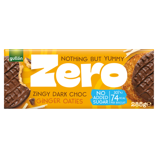 Gullon Zero Dark Chocolate Ginger Oaties