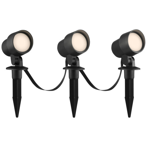 Brilliant LED Garden Spotlight Set of 3 with smart control