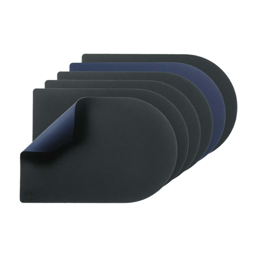 BJ?RN Reversible Rectangular Placemats in Recycled Leather - 6 Pieces