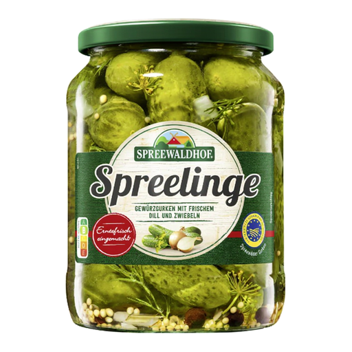 Spreewaldhof Get UP Spiced Pickled Gherkins 720ml
