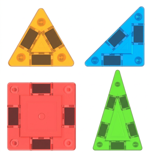 XINQIYUAN Qiyuan 32-piece magnetic tiles