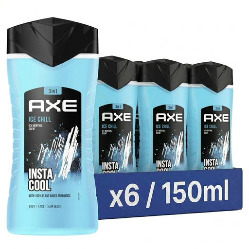 AXE Shower Gel Ice Chill 250ml 6-Pack