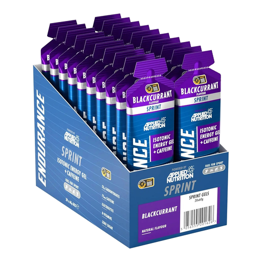 Applied Nutrition Energy Gel and Electrolytes Endurance Blackcurrant pack