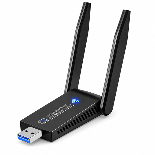 USB Wi-Fi 转接器，双频，Bluetooth 5.0，1300 Mbit/s