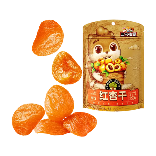 Three Squirrels Red Apricot Dried 250g pack
