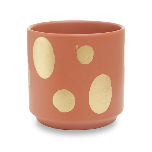 Premier Housewares Gold Speckled Ceramic Planter