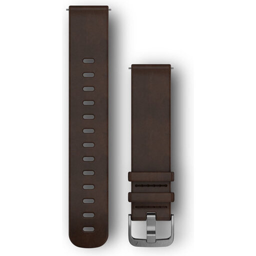 GARMIN Quick Release Strap Leather, Dark Brown