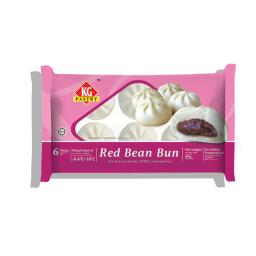 KG Pastry Red Bean Bun 360g(6pcs)