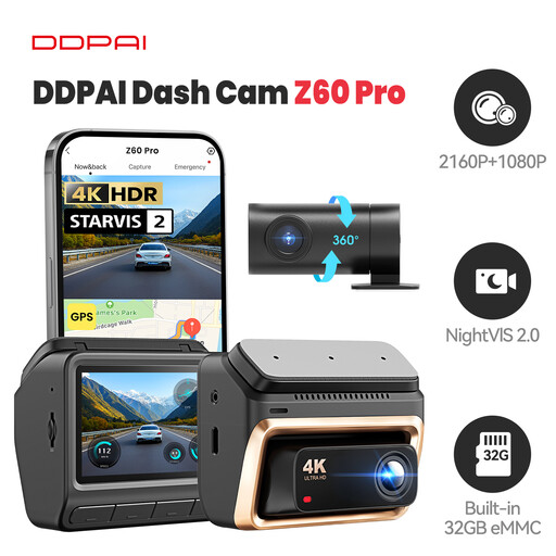 DDPAI Z60 Pro 4K Dash Cam