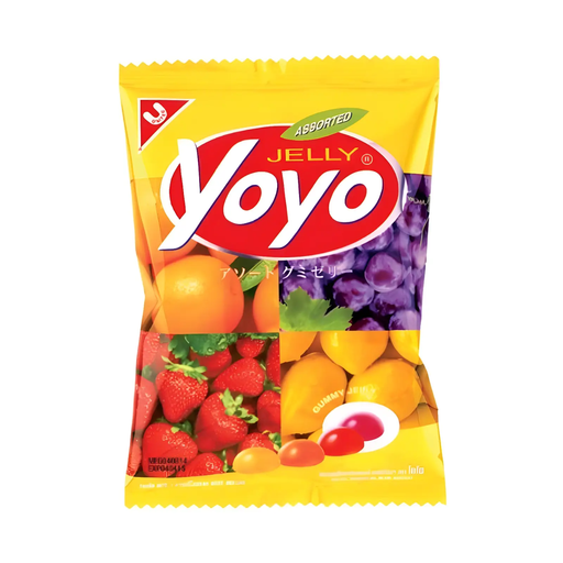 YOYO Gummy Jelly Assorted Concentrated Fruit Juice Gummies Mixed Flavours 80g