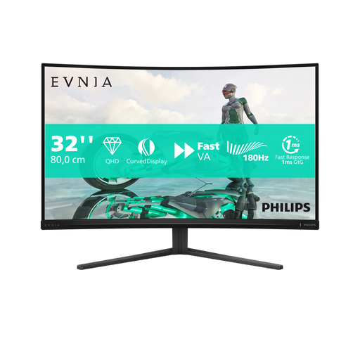 Evnia 32M2C3500L 32-inch Curved QHD Gaming Monitor