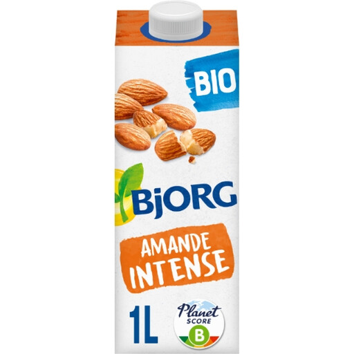 BJORG Organic Almond Milk Intense almond drink, 1 L