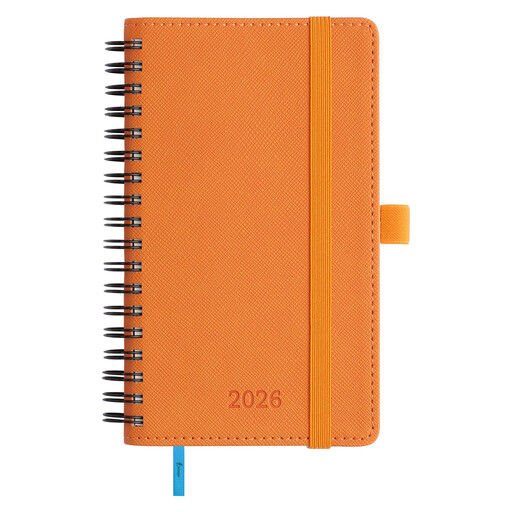 IN-LUXPRO Diary 2026 Spiral Planner A6 Softcover