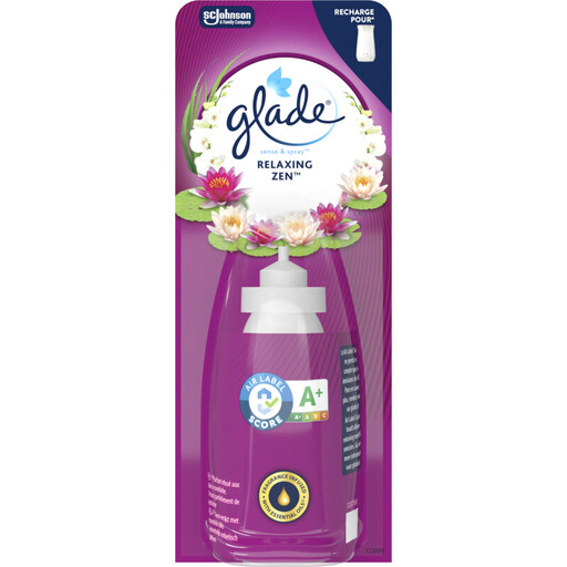 Glade Air Freshener Sense&Spray Navulling Relaxing Zen 18ml