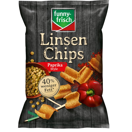 Funny-frisch Lentil Chips Paprika 90 g