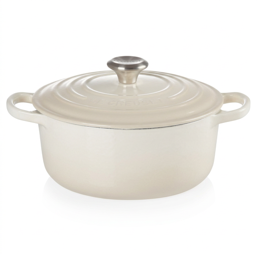 Le Creuset Signature Gietijzeren Braadpan - 24 cm, Meringue
