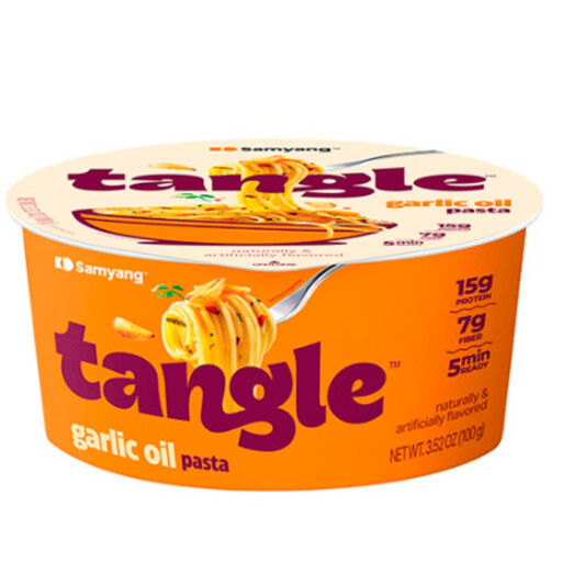 Samyang Tangle Garlic Oil Protein Pasta