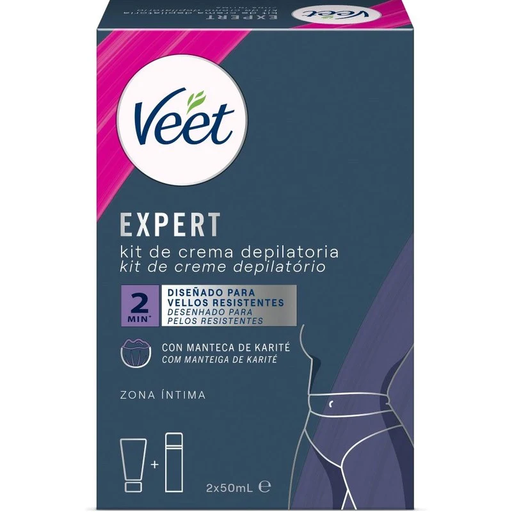 VEET Expert Full Body & Bikini Hair Removal Cream Kit with Shea Butter