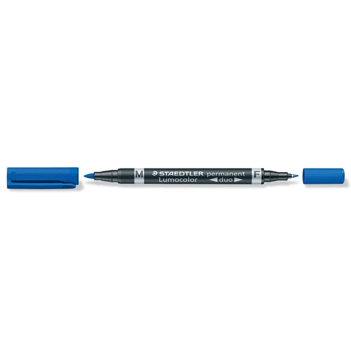 STAEDTLER Lumocolor Permanent Duo Blue