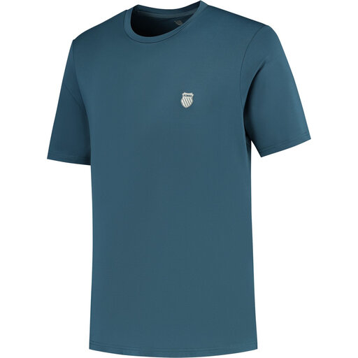 K-Swiss Hypercourt Basic Crew Indian Teal T-Shirt M