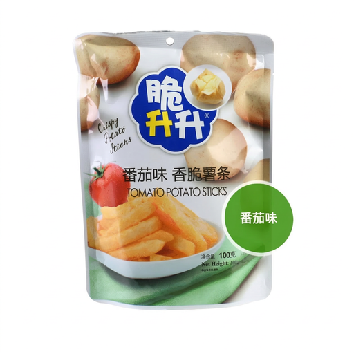 CRISUP tomato-flavoured potato sticks, five 20 g bags