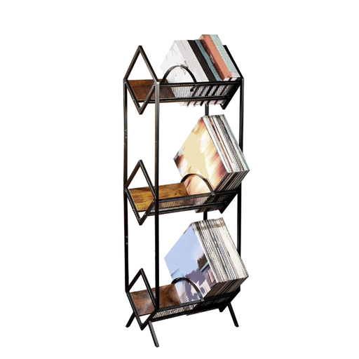 SRD Minimalist 3-Tier EIGHTH Pegboard Vinyl Record Rack